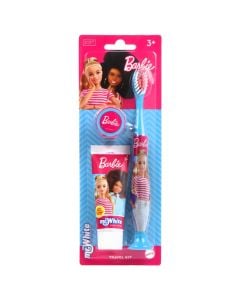 Children's travel set, Mr White, Barbie, toothpaste 25 ml + brush, +3 years, 1 pack