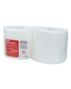 Kitchen paper, "Pura Cellulosa", 100% cellulose, 2 sheets, 23x25 cm, 800 compartments, 2 rollers
