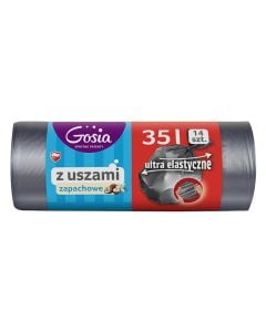 Garbage bag, Gosia, ultra elastic, 35 L, 1 piece