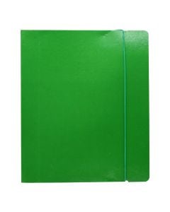 View folder with elastic band 4.5 cm, green