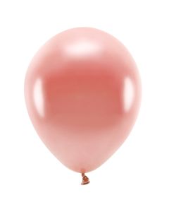 Eco balloons, latex, 26 cm, golden rose, 100 pieces, 1 pack