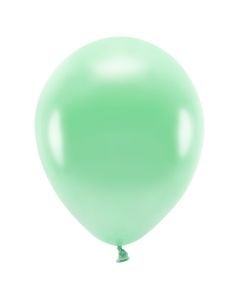 Eco balloons, latex, 26 cm, mint, 100 pieces, 1 pack
