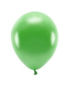 Eco balloons, latex, 26 cm, green, 100 pieces, 1 pack
