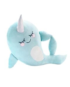  Decorative pillow for children's room with dolphin decor, 36x51 cm