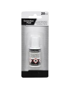 Correction fluid, 20 ml, white