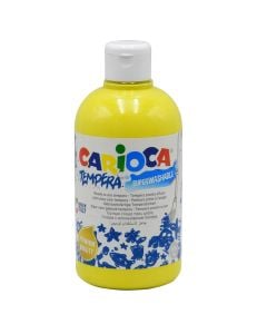 Tempera paint for kids, plastic, 500 ml, yellow, 1 piece