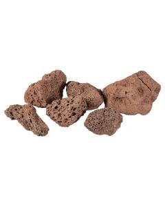 Volcanic stone, for barbecue, yellow, 2 kg