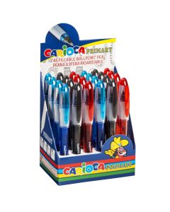 Carioca primary rech.roller plastic clip, mix