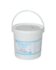 The solid chlorine in the tablets form of 200g, for pool water Size: 5kg