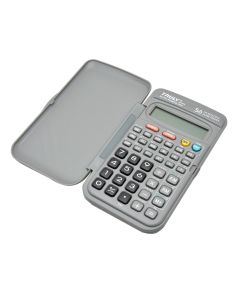 Scientific calculator, Truly, plastic, 13x7.5x1.5 cm, gray, 1 piece