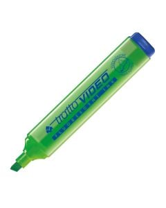 Highlighter pen, Video, Tratto, Fila, plastic, 13x1.8x1.4 cm, green, 1 piece