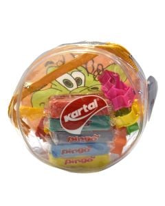 Children's bag with accessories, Kartal, plastic, 25x20 cm, miscellaneous, 1 piece