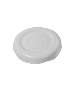 Bottle cap, To-43 mm, metalic, white