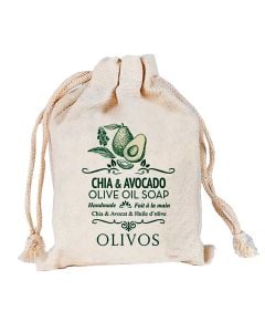 Chia seeds & Avocado soap, Olivos, for all skin types.