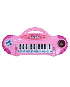 Piano toy for children, plastic, 36x17x6 cm, pink, 1 piece