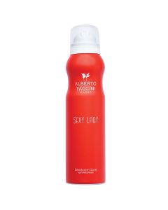 Sexy Lady deodorant spray, Alberto Taccini, plastic and metal, 150 ml, red, 1 piece.