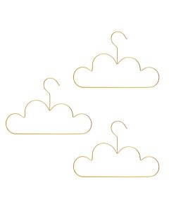 Clothes for children, in the shape of a cloud, gold, 3 pieces