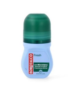 Roll-on antiperspirant, Fresh, Borotalco, plastic, 50 ml, white and green, 1 piece