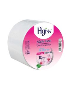 Cloth for epilation, Agiss, fiber, 10 m, white, 1 piece