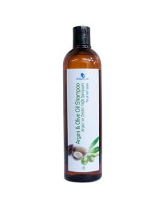 Argan and olive oil shampoo, Hunca Care, plastic, 675 ml, brown, 1 piece