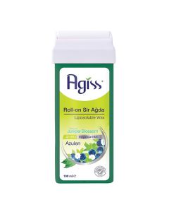 Depilatory roll-on wax, Agiss, plastic and wax, 100 ml, green, 1 piece