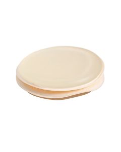 Double-sided powder puff, Miniso, silicone and sponge, pink, 2 pcs