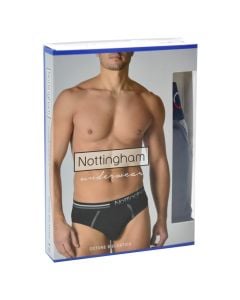 Men's briefs, 14926-AS-120, Nottingham, bielastic cotton, L/5, miscellaneous, 1 piece