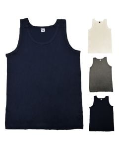 Men's sleeveless shirt, NTG, Nottingham, cotton, XL/6, gray, 1 piece