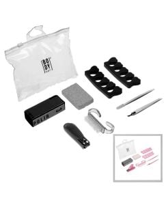 Pedicure set, Body Beauty, polyvinyl and metal, 16x11.5x2.5 cm, miscellaneous, 8 pieces