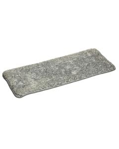 Floor cleaning mop, cotton microfiber, 33.5x12.5 cm, gray, 1 piece