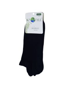 Trainers socks for men, Bio Style, bamboo, polyamide and elastane, 40-44, miscellaneous, 1 pair