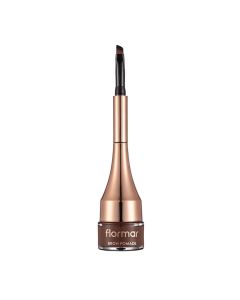 Eyebrow pomade 002 Light Brown, Flormar, glass and plastic, 2 g, light brown, 1 piece