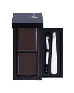 Eyebrow shadow set 40 Dark, Flormar, plastic, 45 g, black, 1 piece