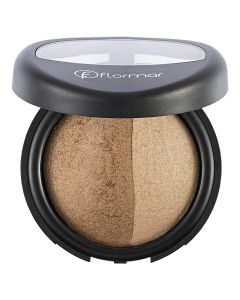 Terracotta face powder 023 Dual Gold, plastic, 9 g, beige and brown, 1 piece