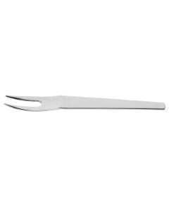 2 Prongs fork, Size: 10.5 cm, Color: Silver, Material: Stainless Steel