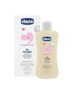 Massage oil for babies, Chicco, plastic, 200 ml, beige, 1 piece