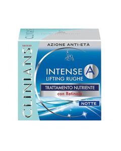 Anti-wrinkle cream for face treatment during the night, Clinians, plastic, 50 ml, turquoise and blue, 1 piece