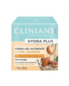 Nourishing face cream, Clinians, plastic, 50 ml, turquoise and orange, 1 piece