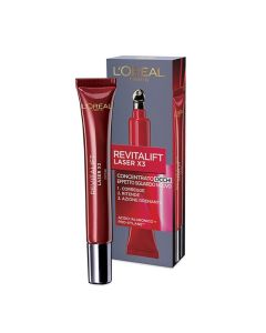 Laser 3 regenerating eye cream, L'Oreal, plastic, 15 ml, purple and red, 1 piece