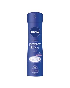 Spray deodorant Protect&Care, Nivea, plastic and metal, 150 ml, blue, 1 piece