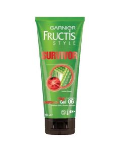 Hair styling gel for men, Maximal Resistance 06, Fructis, Garnier, plastic, 200 ml, green, 1 piece