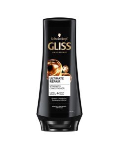 Repairing hair conditioner Supreme Repair, Gliss, plastic, 200 ml, black, 1 piece