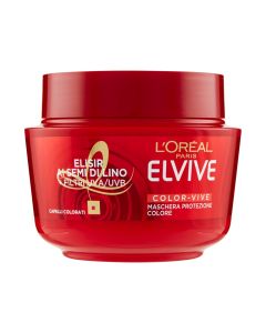 Hair mask for colored hair Color Vive, Elvive, L'Oreal, plastic, 300 ml, red, 1 piece