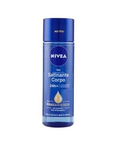 Dry body oil, Nivea, plastic, 200 ml, blue, 1 piece