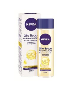 Dry body oil for stretch marks treatment, Nivea, plastic, 200 ml, blue, 1 piece