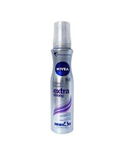 Extra Strong 04 styling mousse, Nivea, plastic and metal, 150 ml, purple and gray, 1 piece