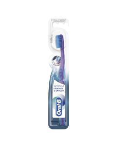 Toothbrush for gum and enamel protection, Oral-B, plastic, 22x5 cm, blue, 1 piece