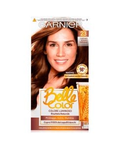 Natural brown 023 hair dye, Belle Color, Garnier, plastic, 140 ml, yellow, 1 piece