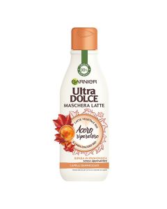Reparative hair mask, Ultra Dolce, Garnier, plastic, 250 ml, white and terracotta, 1 piece