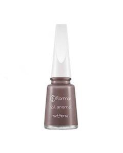 Nail enamel, 427 Sandstone, Flormar, glass and plastic, 11 ml, dark taupe brown, 1 piece